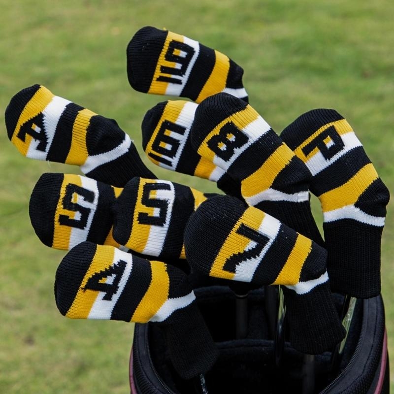   9Pcs Knitted Golf Club Headc - Golf Equipment Kit recension och pris