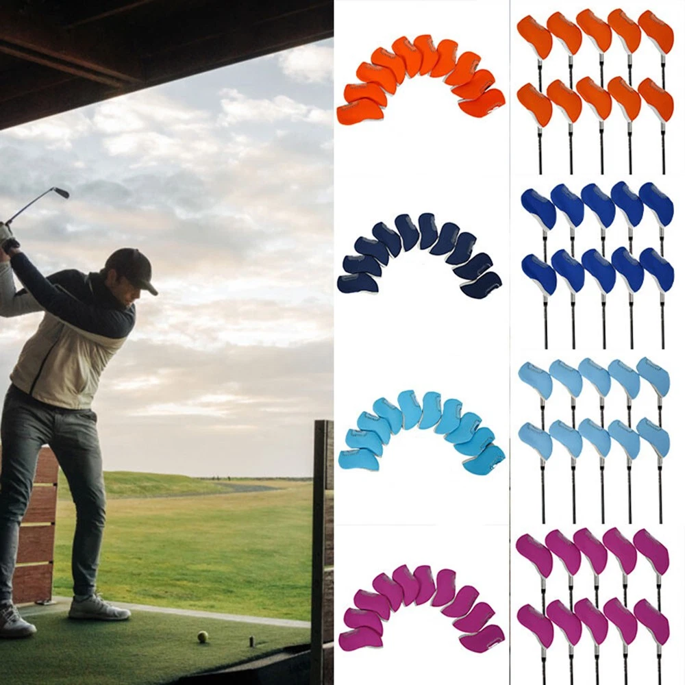 Clear Visible Head Covers 10Pc - Golf Equipment Cabinet recension och pris