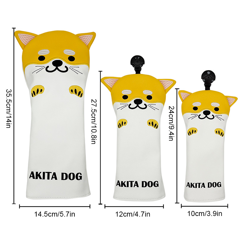 Golf Club Headcovers Set Dog C - Golf Equipment Kit recension och pris